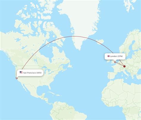 cheap flight london to san francisco area